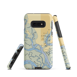 Coffee Bluff Marina (Savannah, GA) NOAA Chart Samsung Phone Case