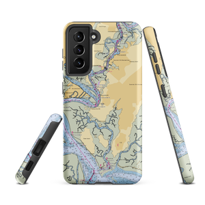 South Harbor Marina (Savannah, GA) NOAA Chart Samsung Phone Case