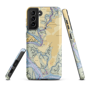 South Harbor Marina (Savannah, GA) NOAA Chart Samsung Phone Case