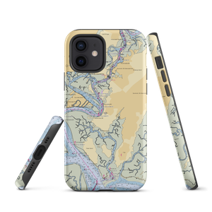 South Harbor Marina (Savannah, GA) NOAA Chart  Tough iPhone Case