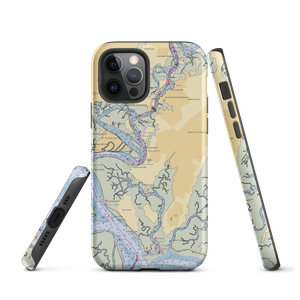 South Harbor Marina (Savannah, GA) NOAA Chart  Tough iPhone Case