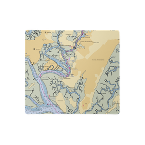 South Harbor Marina (Savannah, GA) NOAA Chart  Gaming Mouse Pad