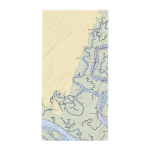 Kilkenny Marina (Midway, GA) NOAA Chart Towel