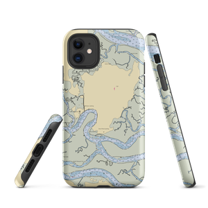 Halfmoon Marina (Midway, GA) NOAA Chart  Tough iPhone Case