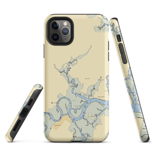 Belle Bluff Island Club (Townsend, GA) NOAA Chart  Tough iPhone Case