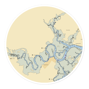 Pine Harbor Marina (Townsend, GA) NOAA Chart Sticker