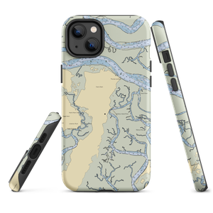 Barbour River Yacht Club (Townsend, GA) NOAA Chart  Tough iPhone Case