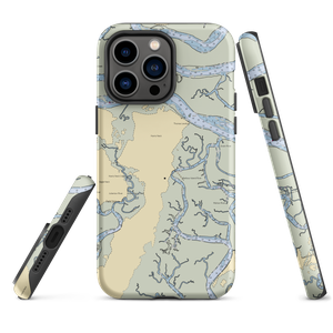 Barbour River Yacht Club (Townsend, GA) NOAA Chart  Tough iPhone Case