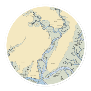 Dallas Bluff Marina and Campground (Townsend, GA) NOAA Chart Sticker