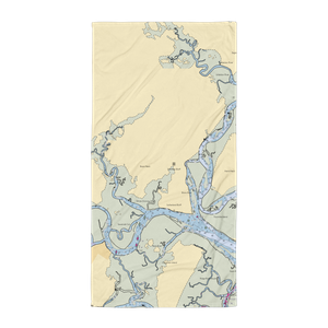 Fisherman's Lodge (Townsend, GA) NOAA Chart Towel