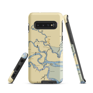 Darien River Waterfront Park & Docks (Darien, GA) NOAA Chart Samsung Phone Case