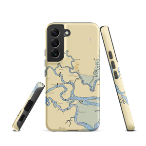 Darien River Waterfront Park & Docks (Darien, GA) NOAA Chart Samsung Phone Case