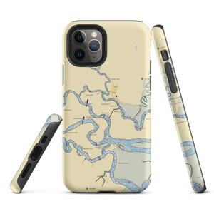 Darien River Waterfront Park & Docks (Darien, GA) NOAA Chart  Tough iPhone Case