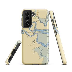 Two Way Boatyard (Brunswick, GA) NOAA Chart Samsung Phone Case