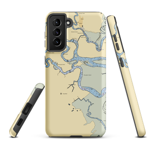 Two Way Boatyard (Brunswick, GA) NOAA Chart Samsung Phone Case