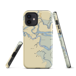 Two Way Boatyard (Brunswick, GA) NOAA Chart  Tough iPhone Case