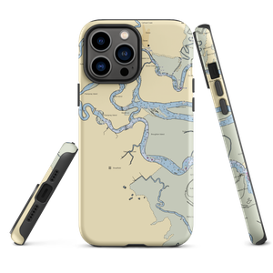 Two-Way Fish Camp & Marina (Brunswick, GA) NOAA Chart  Tough iPhone Case