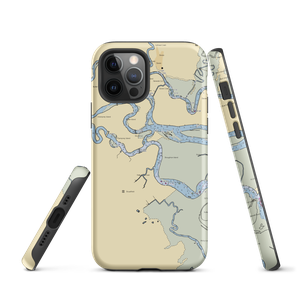 Two-Way Fish Camp & Marina (Brunswick, GA) NOAA Chart  Tough iPhone Case