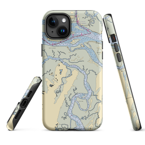 Hampton River Club Marina (Sea Island, GA) NOAA Chart  Tough iPhone Case