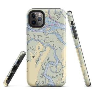 Hampton River Club Marina (Sea Island, GA) NOAA Chart  Tough iPhone Case