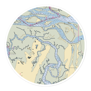 Hampton River Club Marina (Sea Island, GA) NOAA Chart Sticker