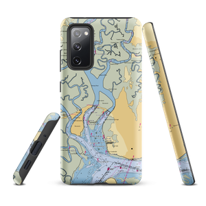 St Simons Boating and Fishing Club (Saint Simons Island, GA) NOAA Chart Samsung Phone Case