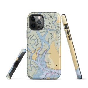 St Simons Boating and Fishing Club (Saint Simons Island, GA) NOAA Chart  Tough iPhone Case