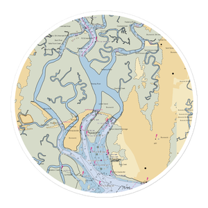 Morningstar Marinas - Golden Isles (Saint Simons Island, GA) NOAA Chart Sticker