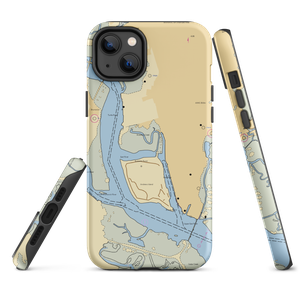 Brunswick Landing Marina (Brunswick, GA) NOAA Chart  Tough iPhone Case