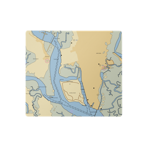 Brunswick Landing Marina (Brunswick, GA) NOAA Chart  Gaming Mouse Pad