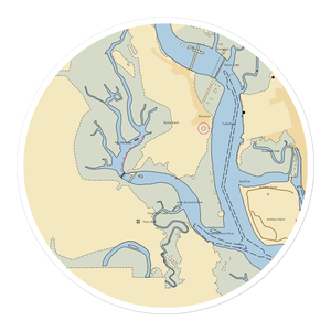 Blythe Island Regional Park (Brunswick, GA) NOAA Chart Sticker