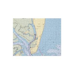 Jekyll Harbor Marina (Jekyll Island, GA) NOAA Chart Jigsaw Puzzle