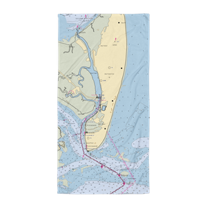 Jekyll Harbor Marina (Jekyll Island, GA) NOAA Chart Towel