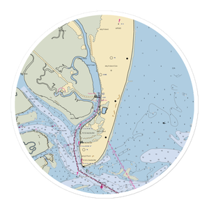 Jekyll Harbor Marina (Jekyll Island, GA) NOAA Chart Sticker