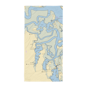 Oyster Bay Harbour Marina (Yulee, FL) NOAA Chart Towel