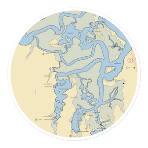 Oyster Bay Harbour Marina (Yulee, FL) NOAA Chart Sticker