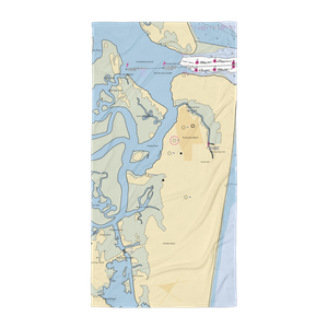 Oasis Marinas at Fernandina Harbor (Yulee, FL) NOAA Chart Towel