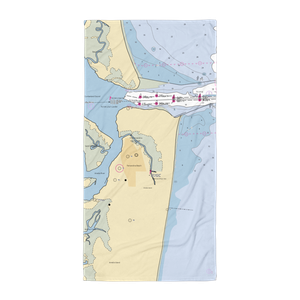 Egans Creek Marina (Yulee, FL) NOAA Chart Towel