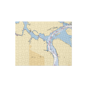 Seafarers Marina (Jacksonville, FL) NOAA Chart Jigsaw Puzzle