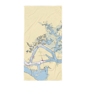 Brown's Creek Fish Camp Inc. (Jacksonville, FL) NOAA Chart Towel