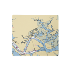 Brown's Creek Fish Camp Inc. (Jacksonville, FL) NOAA Chart  Gaming Mouse Pad