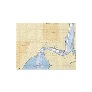 Jacksonville Landing (Jacksonville, FL) NOAA Chart Jigsaw Puzzle