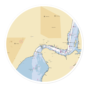 Jacksonville Landing (Jacksonville, FL) NOAA Chart Sticker