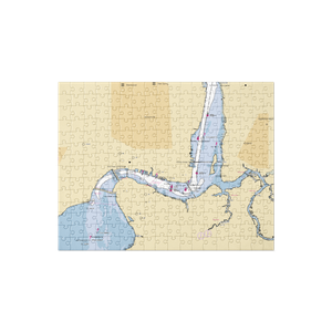 Metropolitan Park Marina (Jacksonville, FL) NOAA Chart Jigsaw Puzzle