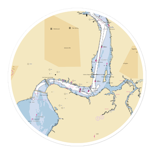 Metropolitan Park Marina (Jacksonville, FL) NOAA Chart Sticker