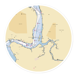 Arlington Marina (Jacksonville, FL) NOAA Chart Sticker