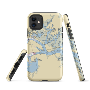 Clapboard Creek Marina Inc (Atlantic Beach, FL) NOAA Chart  Tough iPhone Case