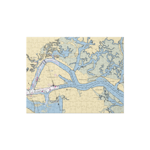 Clapboard Creek Marina Inc (Atlantic Beach, FL) NOAA Chart Jigsaw Puzzle