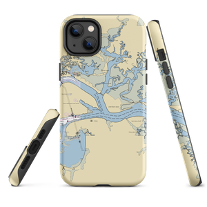 Clapboard Creek Fish Camp (Atlantic Beach, FL) NOAA Chart  Tough iPhone Case