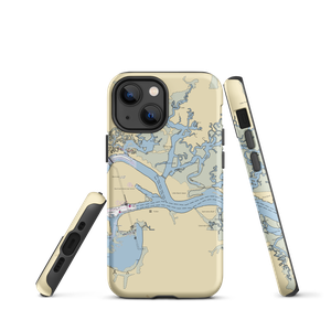 Clapboard Creek Fish Camp (Atlantic Beach, FL) NOAA Chart  Tough iPhone Case